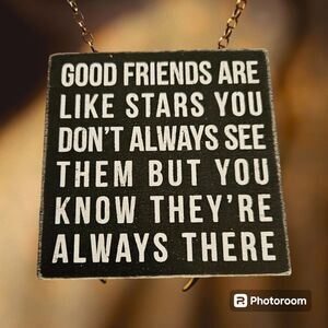 Good Friends Trinket Box Black/White